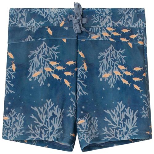 Mini A Ture Gerryan Mønstrete Badebukser Deep Waters 110/116 cm  Blå  110/116 cm  mand