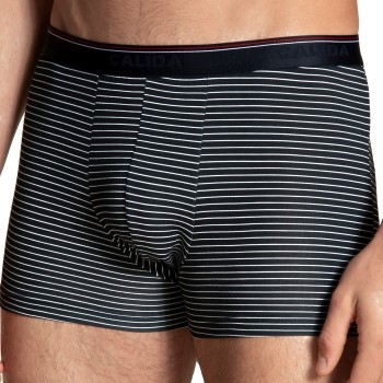 Calida 3P Natural Benefit Boxer Marine/Rød bomuld Medium Herre