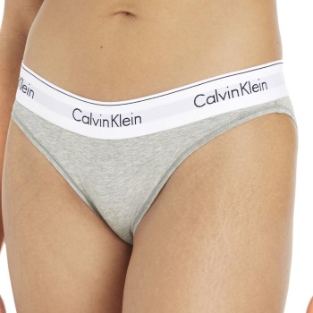 Calvin Klein Trusser 3P Modern Cotton Bikini TO1 Gråmelerad Medium Dame