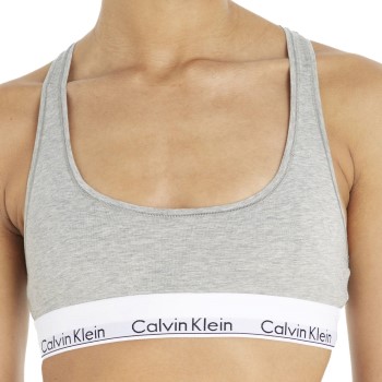 Calvin Klein Bh 3P Modern Cotton Bralette D1 Gråmelerad Small Dame