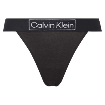 Calvin Klein Trusser 2P Reimagined Heritage High Leg Thong Sort Small Dame