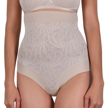 NATURANA Trusser High Shaping Lace Briefs Beige Small Dame