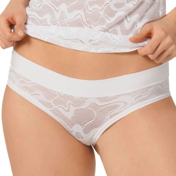 Sloggi Trusser GO Allround Lace Hipster Hvid One Size Dame