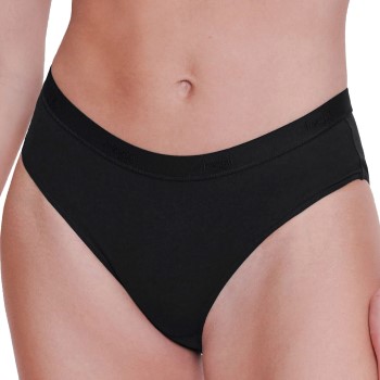 Sloggi Trusser 2P GO Casual Hipster Briefs Sort bomuld Small Dame