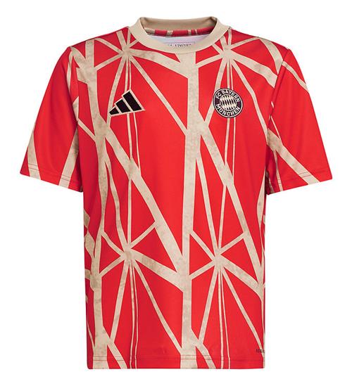 Se adidas Performance T-shirt - FCB Preshi Y - RÃ¸d ved KidsWorld