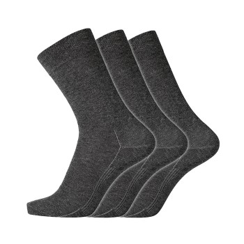 Dovre Strømper 3P Cotton Socks Mørkgrå  Str 40/45 Herre