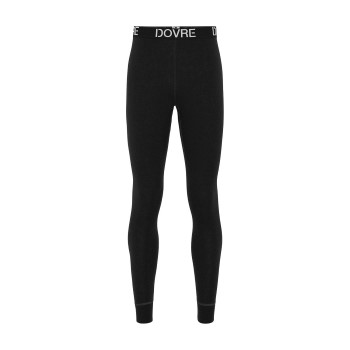 Dovre Organic Wool Long Johns Sort merinould Large Herre