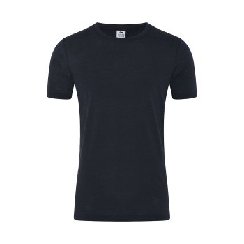 Se Dovre Wool Light T-Shirt Sort uld Medium Herre ved Timarco