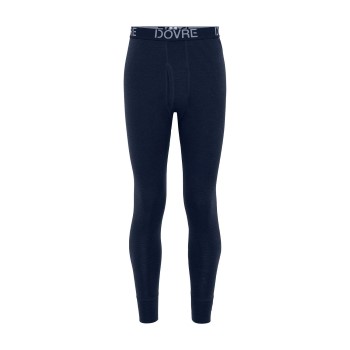 Dovre Wool Long Johns Marineblå merinould Small Herre