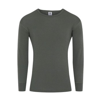 Se Dovre Wool Long Sleeve T-Shirt Grøn uld Large Herre ved Timarco