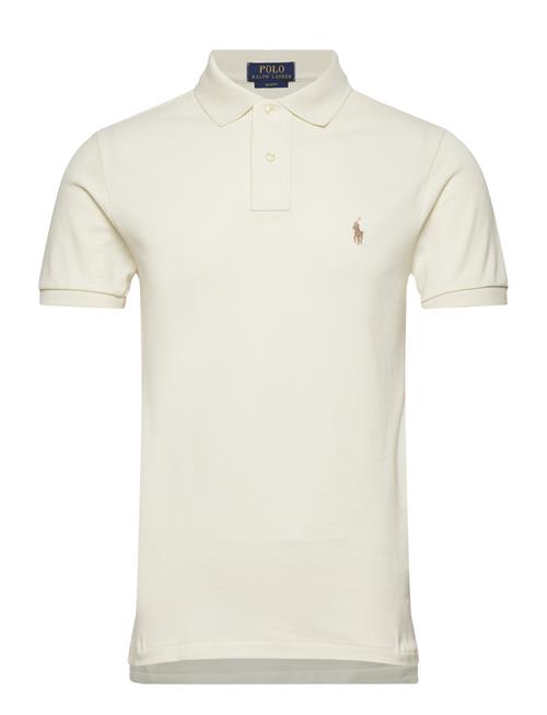 Polo Ralph Lauren Slim Fit Mesh Polo Shirt Polo Ralph Lauren Cream