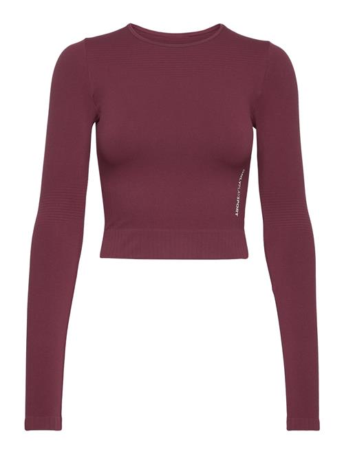 Se Only Play Onproob Ls Crop Seam Top Only Play Burgundy ved Booztlet