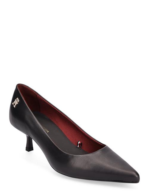 Se Tommy Hilfiger Pointy Kitten Heel Pump Tommy Hilfiger Black ved Booztlet