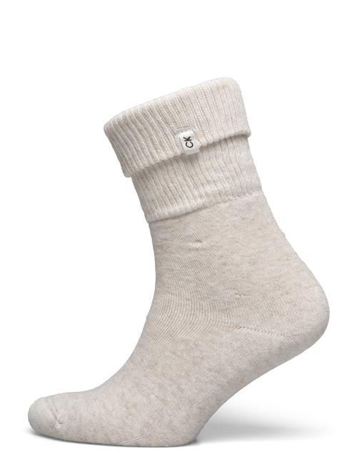 Calvin Klein Ckj Sock 2P Slub Calvin Klein Cream