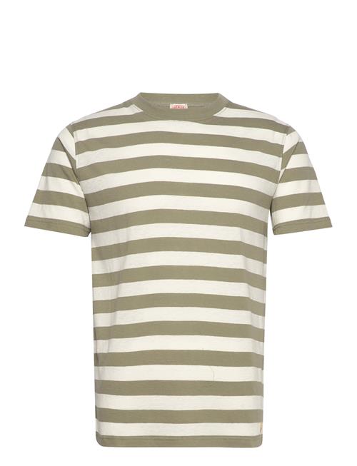 Armor Lux Striped T-Shirt Héritage Armor Lux Khaki