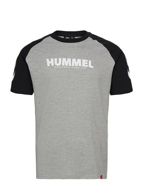 Se Hummel Hmllegacy Blocked T-Shirt Hummel Grey ved Booztlet