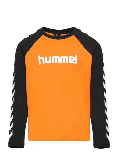 Hummel Hmlboys T-Shirt L/S Hummel Orange