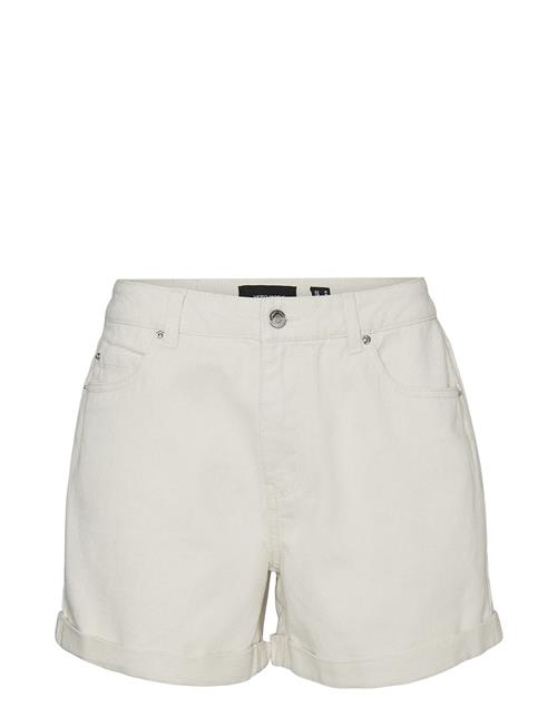 Vero Moda Vmzuri Hr Loose Denim Shorts Mix Ga Noos Vero Moda White