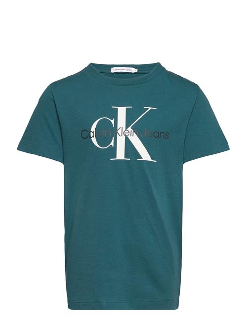 Calvin Klein Ck Monogram Ss T-Shirt Calvin Klein Green