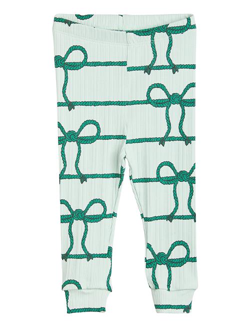 Mini Rodini Rope Aop Baby Leggings Mini Rodini Green