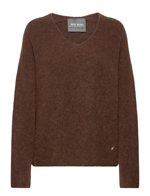 MOS MOSH Mmthora V-Neck Knit MOS MOSH Brown