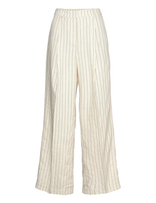 Carlotta Wide Linen Pants Malina Cream