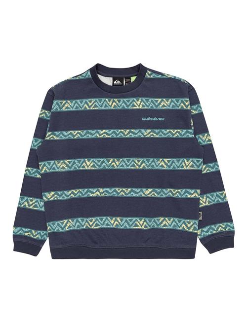 Se Quiksilver Take Us Back Crew Stripe Yth Quiksilver Blue ved Booztlet