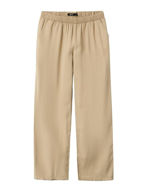 LMTD Nlftake Lw Straight Pant LMTD Beige