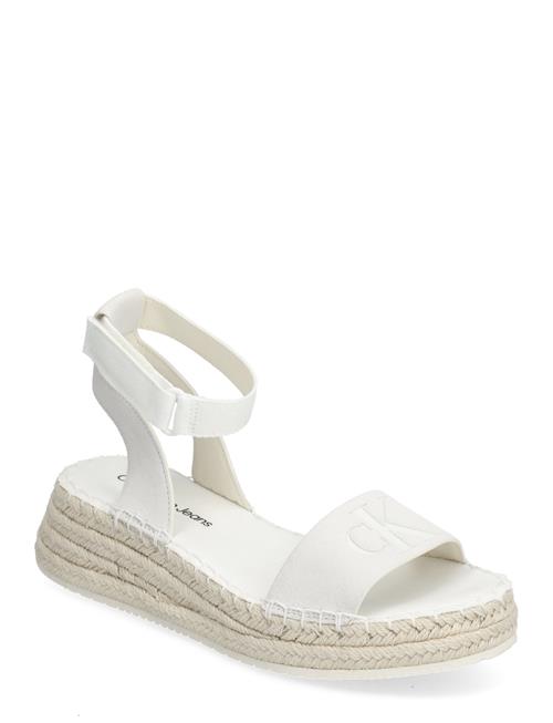 Calvin Klein Sporty Wedge Rope Su Con Calvin Klein White