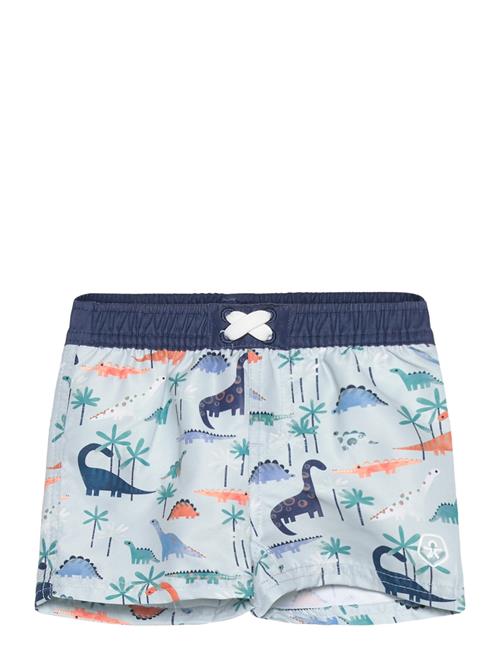 Baby Beachshorts W.diaper,Aop Color Kids Blue