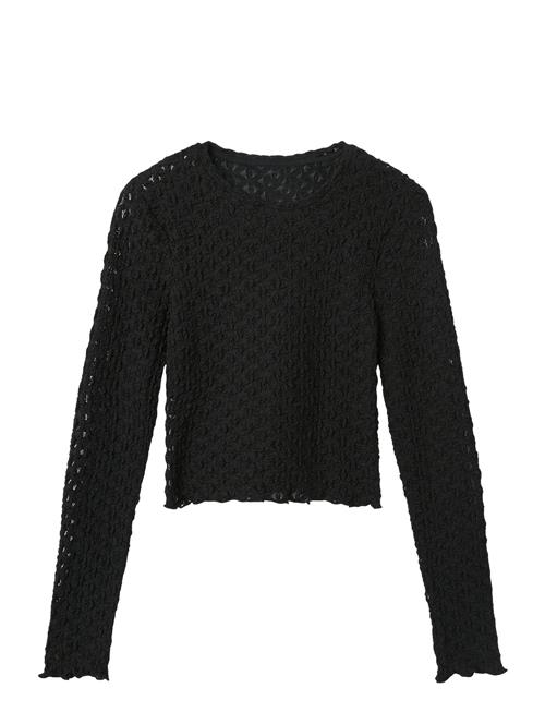 LMTD Nlfralma Ls Crop Top LMTD Black