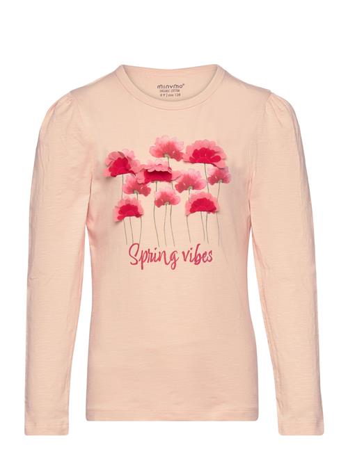 Se Minymo T-Shirt Ls Minymo Pink ved Booztlet