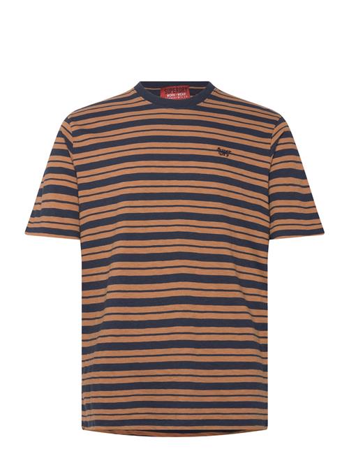 Superdry Relaxed Fit Stripe Tshirt Superdry Orange