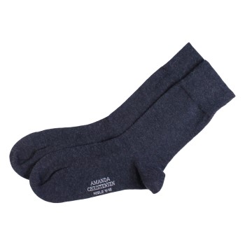 Amanda Christensen Strømper Noble Ankle Socks Antracit Str 45/46