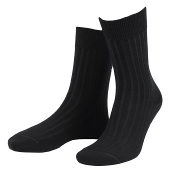 Amanda Christensen Strømper True Ankle Rib Sock Sort Str 39/42 Herre