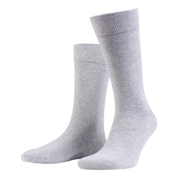 Amanda Christensen Strømper True Combed Cotton Sock Lysegrå Str 43/46