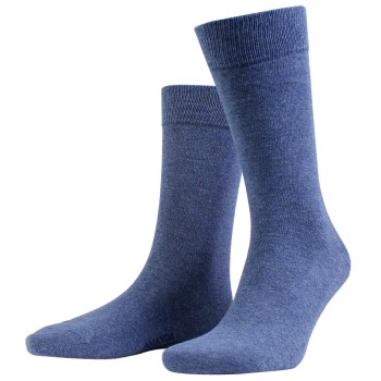 Amanda Christensen Strømper True Combed Cotton Sock Denimblå Str 35/38