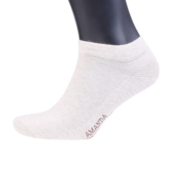 Amanda Christensen Strømper 3P True Sneaker Sock Sand Str 43/46 Herre