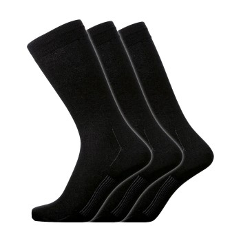 Dovre Strømper 3P Bamboo Sock Sort Str 40/45 Herre