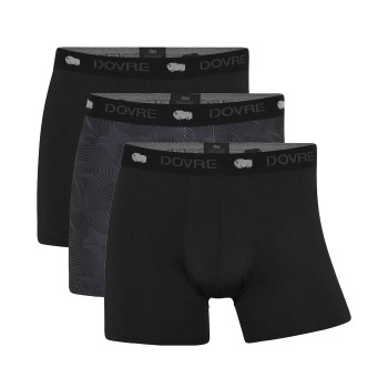 Dovre 3P Recycled Polyester Boxers Flerfarvet-2 polyester Large Herre