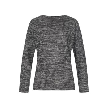 Se Stedman Knit Long Sleeve For Women Grå Large Dame ved Timarco