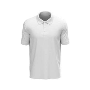 Stedman Lux Short Sleeve Polo Hvid bomuld Medium Herre