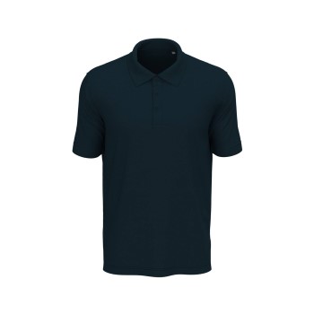 Stedman Lux Short Sleeve Polo Marineblå bomuld Large Herre