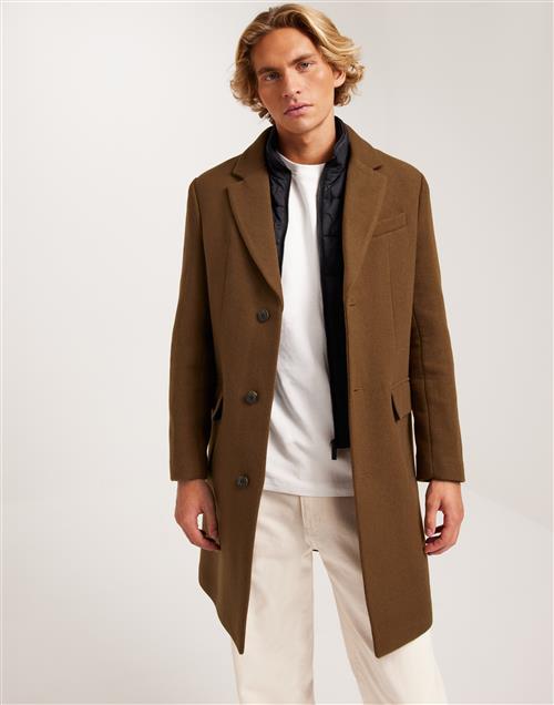 Selected Homme Slhjoseph Wool Coat Noos Frakke Camel