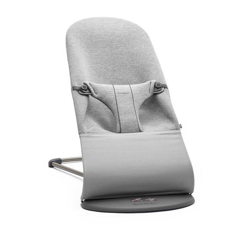 Se BabyBjörn Bliss Baby Bouncer Light Grey/3D Jersey | Grå | 0-3 ved Babyshop