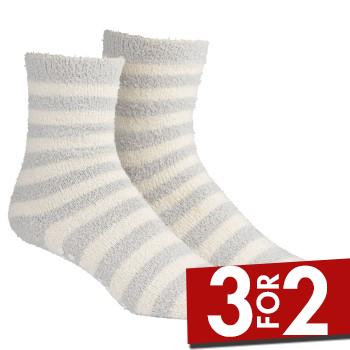 Se Damella Strømper Fluffy Socks Grå polyester Str 39/42 Dame ved Timarco