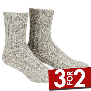 Damella Strømper Wool Sock Grå Str 36/40 Dame