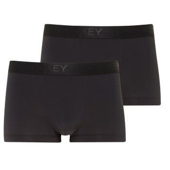 Jockey 2P Short Trunks Sort polyamid Medium Herre