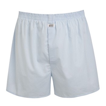 Jockey Woven Poplin Boxer Shorts Hvid ternet bomuld Medium Herre