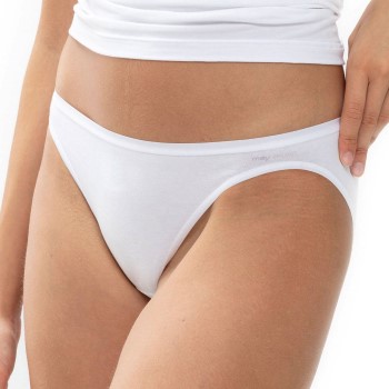 Mey Trusser Superfine Organic Mini Brief Hvid bomuld 40 Dame